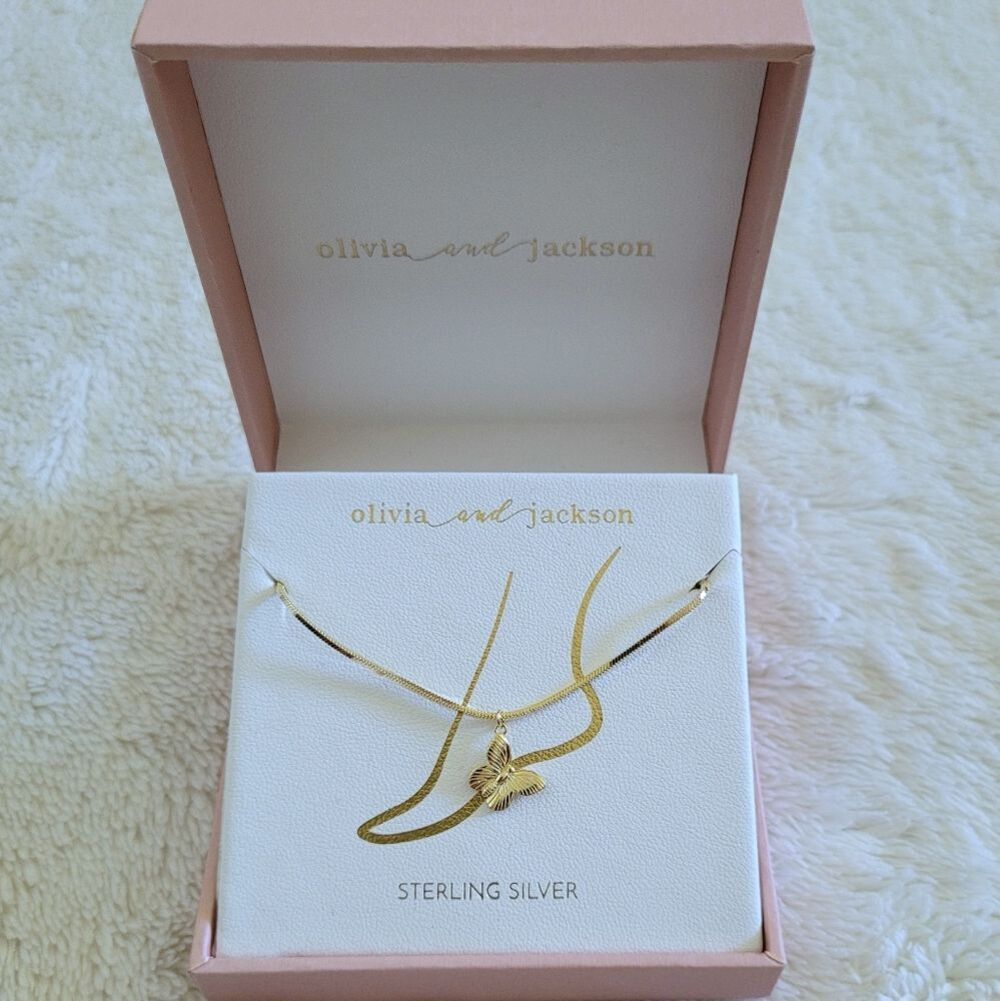 Olivia and Jackson Butterfly🦋 Charm Anklet - NIB - Picture 8 of 16